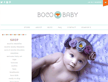 Tablet Screenshot of boco-baby.com